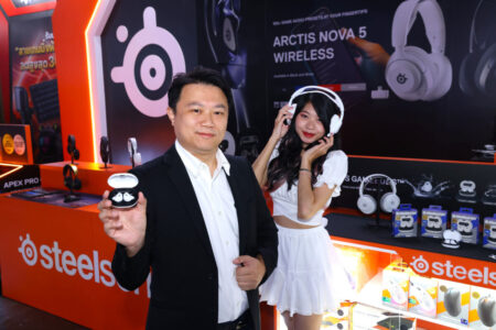 STEELSERIES เปิดตัว ARCTIS GAMEBUDS™ WIRELESS GAMING EARBUDS หูฟังไร้สายที่จะสร้างมาตรฐานใหม่ในการเล่มเกม ดูหนัง ฟังเพลง มาพร้อมกับ APEX PRO KEYBOARD GEN 3 SERIES คีย์บอร์ด พร้อมอัพเกรดฟังก์ชันใหม่ และหูฟัง Arctis Nova 5 สีขาว